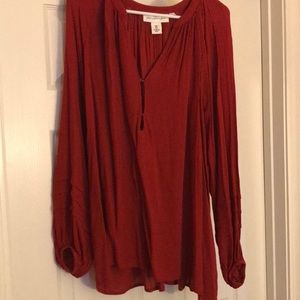 Long sleeve blouse